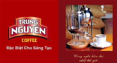 bao bì cà phê Trung Nguyên