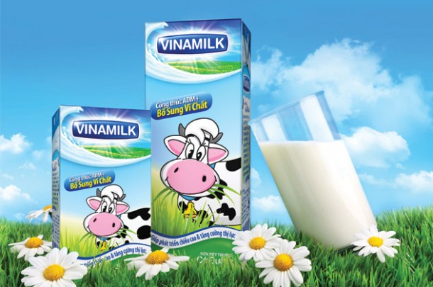 hệ thống nhận diện thương hiệu vinamilk